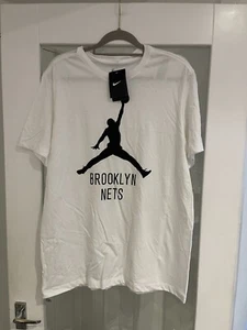 Nike Air Jordan Brooklyn Nets Basketball NBA size Large New With Tags - Picture 1 of 9