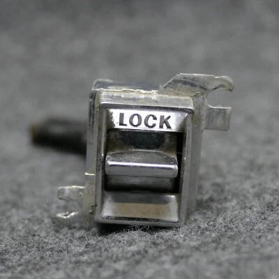 1971-76 Cadillac Fleetwood Limo Lock Switch Control Button Chrome CORE OEM L959 - Image 1 of 4