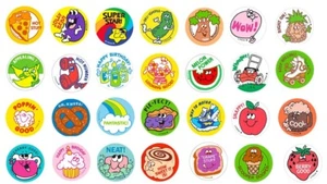 Lot of 28, Trend Retro 80’s Scratch n' Sniff Stinky Stickers, 1 of Each Sticker - Picture 1 of 2