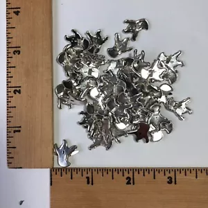 Silver Ghost Halloween Brads - 50 pieces - NEW - Picture 1 of 2