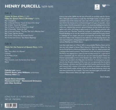 COME YE SONS OF ARTS MUSIC FOR QUEEN MARY - 180GR.  VINYL LP NEUF - Photo 1/2