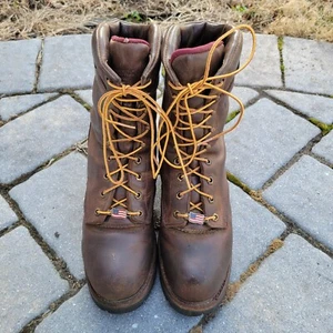 Chippewa 25405 Men's 9" Arador  Apache Steel-Toe Logger Boots Size 10 E - Picture 1 of 9