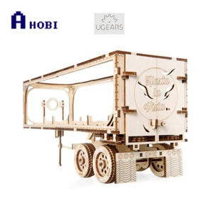 Remolque mecánico de madera hecho en Ucrania UGears para niño pesado kit modelo - Imagen 1 de 2