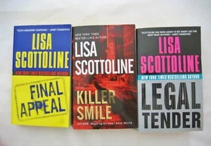 Lot 3 Lisa Scottoline Paperbacks-Final Appeal, Killer Smile, & Legal Tender - Picture 1 of 15