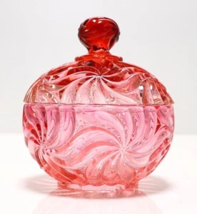 Baccarat Rosaces multiples Rose Sphere Glass Figurine trinket Width 4.3 Height 5 - Picture 1 of 9