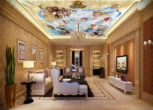 3D Sky Castle Angels 6 Wall Paper Wall Print Decal Wall Deco AJ WALLPAPER Summer - Picture 1 of 6