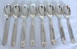 8 SCHÖNE ALTE LÖFFEL AUS DÄNEMARK AUS 830er SILBER ECHTSILBER #12364 - Bild 1 von 9