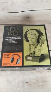 Vintage Nova Pro Hi-Fi Stereo Headphones Cat No 33-1014A - Picture 1 of 2