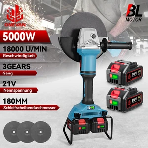 180mm 18V Für Makita Winkelschleifer Akku Trennschleifer Schleifmaschine Flex - Bild 1 von 19