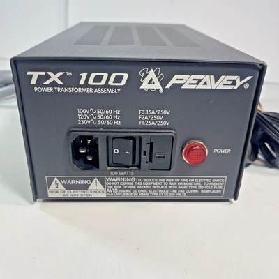 Peavey TX-100 Outboard  Power  Supply Transformer 100 Watts SRC 6024 & 6032 - Image 1 of 4