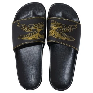 Anti Hero - Basic Eagle Slides Black/Gold - Picture 1 of 4