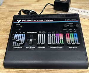 Videonics Video Equalizer Model VE-1  S-Video Processor Colorizer & Audio Mixer - Picture 1 of 5