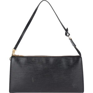 Louis Vuitton Noir Epi Leather Pochette Accessoire Handbag Tasche - Bild 1 von 11