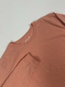 Carhartt WMNS SZ XL Peach Salmon Loose Fit Long Sleeve Workwear Loose Logo - Picture 1 of 8