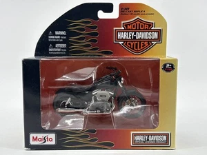 Maisto Harley-Davidson Motorcycle 1:18 Die-Cast Black Model Toy - Picture 1 of 7