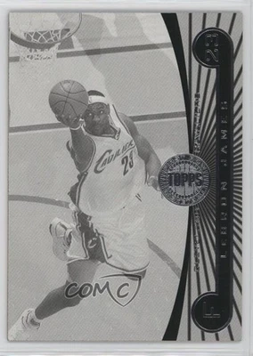 2005-06 Topps First Row Black & White /225 LeBron James #36 - Image 1 of 2