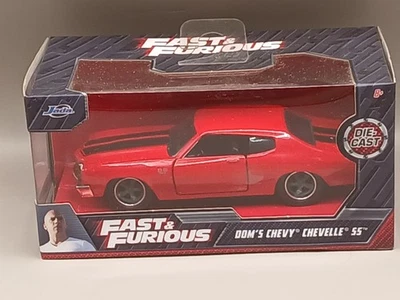 Jada Fast and Furious DOM'S Chevy Chevelle SS 1:32 Diecast - Image 1 of 4