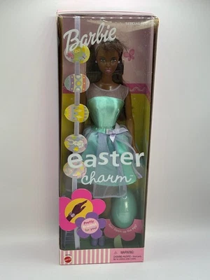 New Vintage 2001 Barbie Easter Charm Doll ビンテージ バービー 人形 イースターチャーム - Image 1 of 4