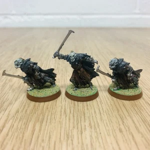 Warhammer LOTR Lord of the Rings MESBG Morgul Stalkers x 3 Metal Painted - Picture 1 of 3