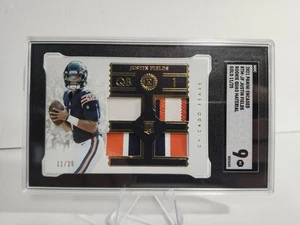 2021 Panini Encased Multi Color Quad Patch Justin Fields RC Gold /25 - SGC 9 - Bild 1 von 4