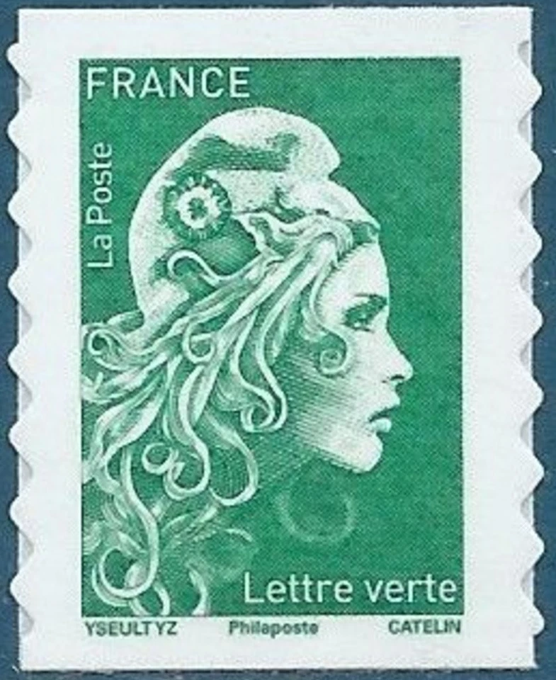 Timbre France Autoadhésif 1598a** Marianne D Yz Issus de Carnet - Photo 1/1