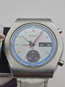 Vintage 1977 SEIKO Sports Rally Chronograph 6139-8029 Not Working/For Parts - Picture 1 of 9