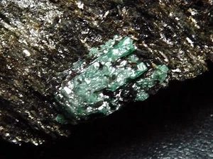 Smaragd Stufe 120 mm - Smaragdkristall in Matrix - Habachtal, Österreich (923u) - Bild 1 von 1