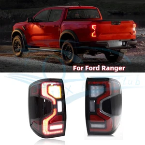Pair LED Tail Light Rear Bumper Brake Lamp For Ford Ranger T9 2022 2023 2024 - Picture 1 of 9