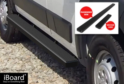 APS Premium 5" Black Side Steps Fit 14-25 Ram ProMaster 118in Wheelbase - Image 1 of 4