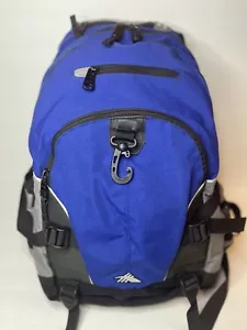 High Sierra Backpack Outdoor Backpack BLUE Multiple Compartment Fast Shipping - Picture 1 of 13