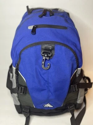High Sierra Backpack Outdoor Backpack BLUE Multiple Compartment Fast Shipping - Image 1 of 4
