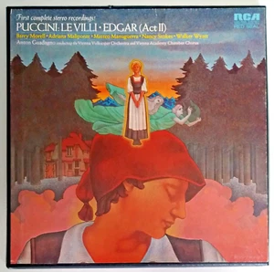 Puccini Le Villi Edgar Vienna Orchestra NM 2-LP BOX + Book Fairies Opera Ballet - Picture 1 of 5