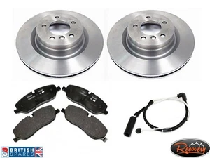 RANGE ROVER L322 02-06 3.0d 4.4 2006 FRIONT DISCOS DE FRENO Y PASTILLAS + SENSOR - Imagen 1 de 1