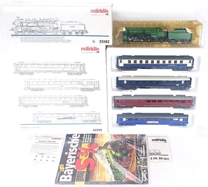 Marklin AC HO 1:87 K.BaySts.B. S 3/6 "INSIDER TOUR" STEAM LOCOMOTIVE + COACH Set - Picture 1 of 20