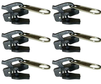 12x Universal Repair Ersatz Head Reißverschluss Reparatur Set Zipper Schieber - Bild 1 von 4