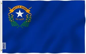 Anley Fly Breeze 3x5 Fuß Nevada Staatsflagge - Nevada NV Flaggen Polyester 3 x 5 Fuß - Bild 1 von 6