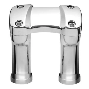 4" Handlebar Riser 1" Handle Bar For Harley Dyna Softail Super Wide Glide Chrome - Bild 1 von 17