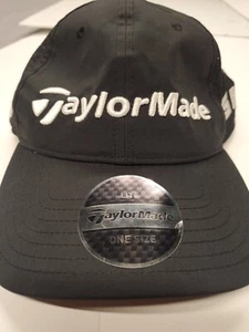 Taylormade Golf 2022 Flatbill TP5/Stealth Adjustable Hat/Cap - COLOR: Black - Picture 1 of 9