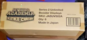 Vitrina de refuerzo ilimitado My Hero Academia CCG Serie 2 (6 cajas selladas) - Imagen 1 de 3