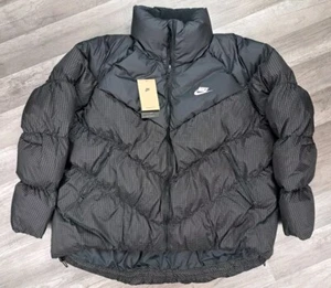 Nike Therma Fit Repel Black Puffer Jacket Coat FB8788-010 Women's Size XL NEW - Picture 1 of 14