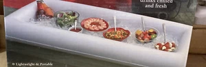 Inflatable Salad Bar Buffet Station Ice Food Party Serving Bar 51” X 21” X 5” H - Picture 1 of 7