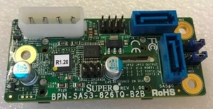 SuperMicro BPN-SAS3-826TQ-B2B 2-port 12GBps Backplane For 2x2.5 SAS/SATA HD - Afbeelding 1 van 2