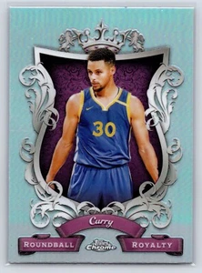 2023-24 Topps Chrome Stephen Curry RR-20 Roundball Royalty Refractor SP - Imagen 1 de 2