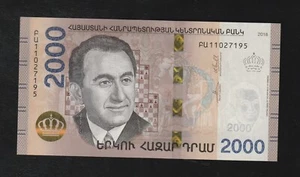 Armenia, 2000 Dram, 2018, P-62, UNC Banknote - Picture 1 of 2