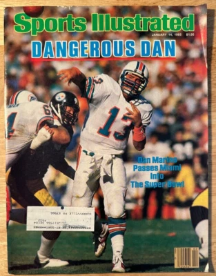 Sports Illustrated 1/14/1985- Dan Marino Miami Dolphins - Image 1 of 3