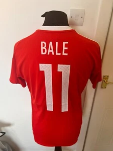 Wales Gareth Bale 2016-17 Heim Fußballtrikot Medium Adidas - Bild 1 von 11