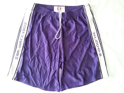 VINTAGE MADE IN USA DODGER NORTHWESTERN WILDCATS BASKETBALL GAME SHORTS SIZE XL - Image 1 of 4