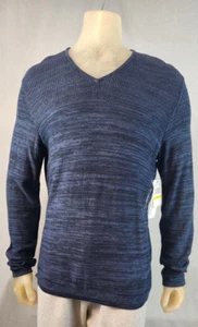 Camisa Top Calvin Klein Jeans Manga Larga MEDIANA Azul Cuello en V Larga NUEVA con Etiquetas - Imagen 1 de 6