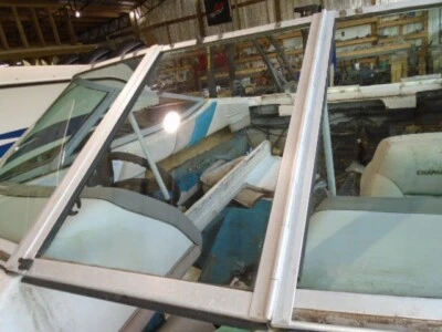 CHAPARRAL 180 18' TAYLOR MADE CENTER FRONT FOLDING WALK-THRU GLASS WINDSHIELD - Image 1 of 3