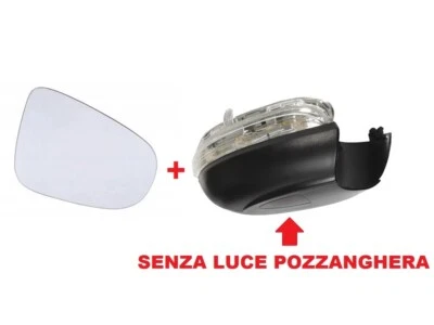 Vetro Riscaldato Freccia Specchio Laterale Golf 6 Berlina - DX LATO PASSEGGERO - Immagine 1 di 4